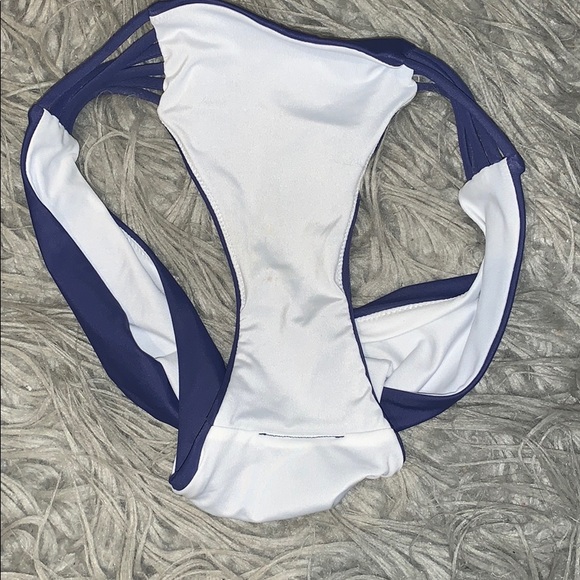 VS PINK navy crisscross design bathing suit bottom - Picture 5 of 5